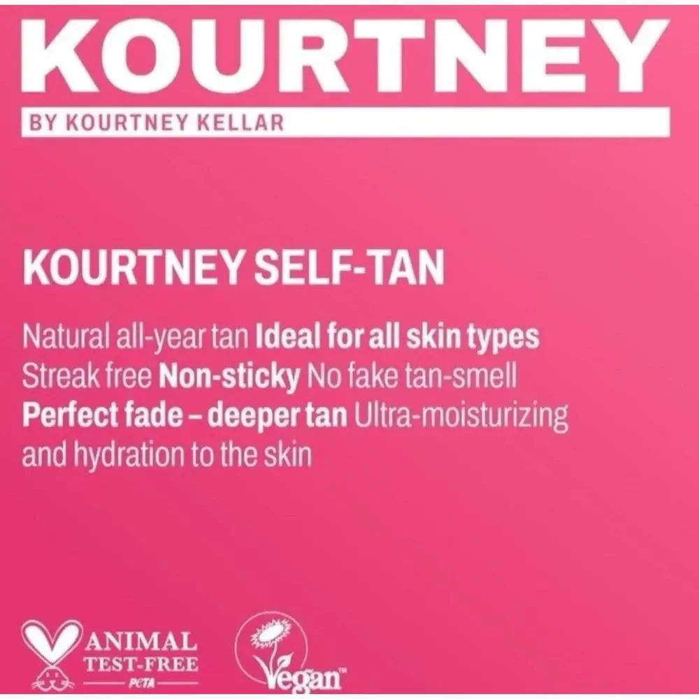 Kourtney Kellar‎ Instant Self-Tan Mousse – Medium – New & Sealed – 4.2 fl. oz.